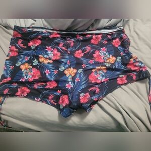 SHEIN Floral Print SWIM Shorts 3XL